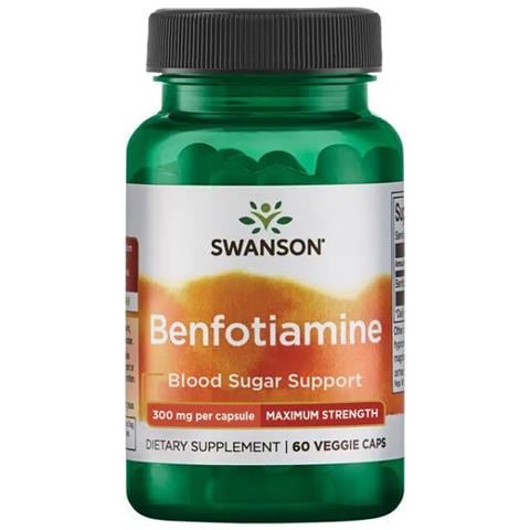 Vitamina B-1 Benfotiamina 300 Mg 60 Capsule Vegetali Swanson Health Products - Foto 1