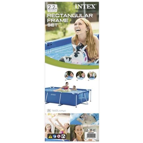 Piscina Rectangular Frame 220x150x60 Cm - Foto 4