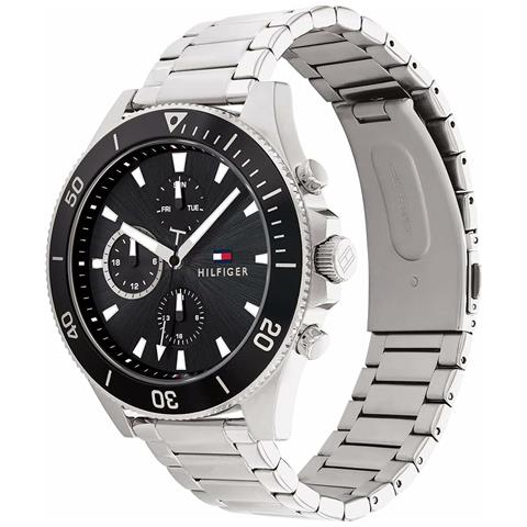 Orologio Uomo Tommy Hilfiger 1674788 Nero Argentato - Foto 5