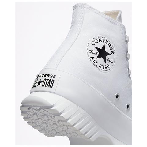 Chuck Taylor All-star Lugged 2.0 Hi A00871c, Unisex, Bianca, 39.5 - Foto 2