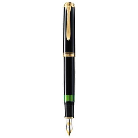 M600 Penna Stilografica Sistema Di Riempimento Integrato Nero, Oro 1 Pz - Foto 1