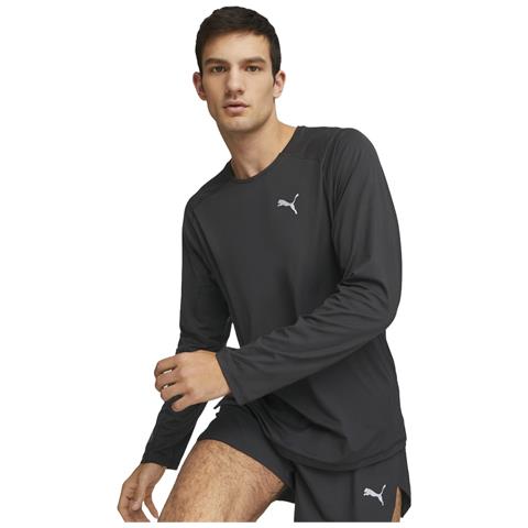 Run Cloudspun Ls Tee 52327101, Uomini, Nero, Xl - Foto 1