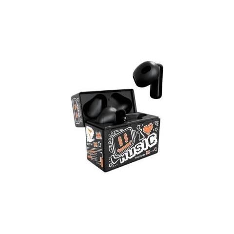 Earbuds TM-XM191-BKOR Con Pattern Arancione - Foto 1