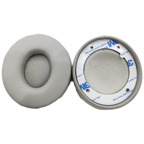 1 Paio Di Cuscinetti Auricolari In Pelle Proteica Pu Per Beats Solo Pro White - Foto 2