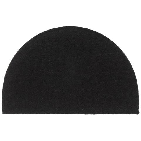 Zerbino Nero Mezzo Rotondo 50x80 Cm Fibra Di Cocco - Foto 1