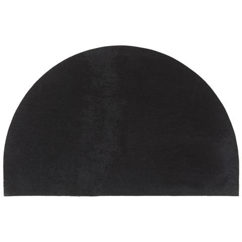 Zerbino Nero Mezzo Rotondo 50x80 Cm Fibra Di Cocco - Foto 2