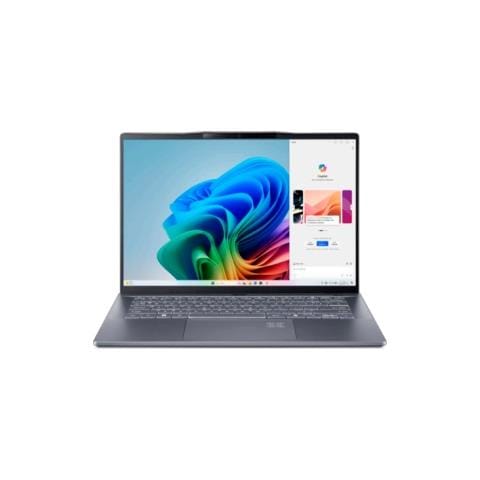 Swift Go 14 AI Qualcomm Snapdragon X1P-42-100 Computer portatile 36,8 cm (14.5") WUXGA 16 GB LPDDR5x-SDRAM 512 GB SSD Wi-Fi 7 (802.11be) Windows 11 Home Grigio, Acciaio inox - Foto 1