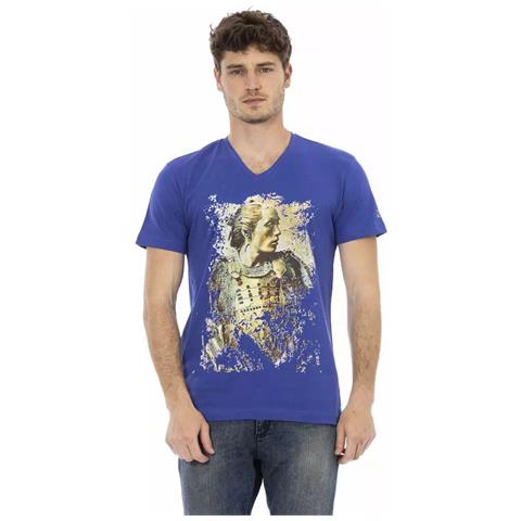 Maglietta In Cotone Blu - S - Foto 1