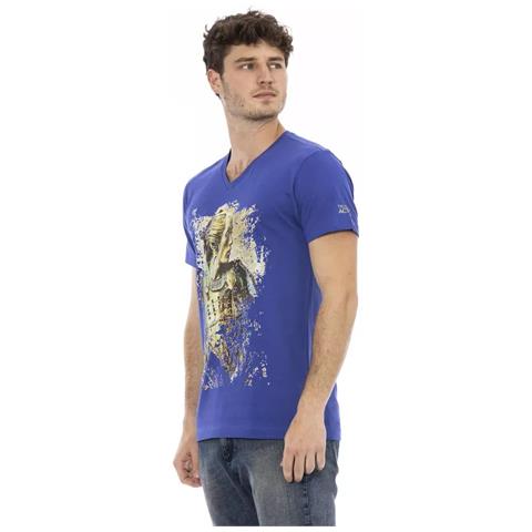 Maglietta In Cotone Blu - S - Foto 2