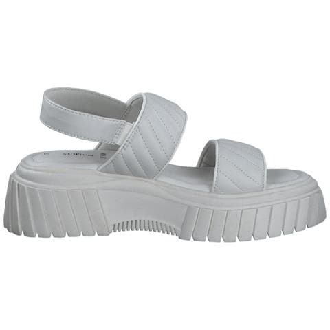 Beige Casual Open Sandals Sandali Sintetico E Tessile Scarpe Donna Beige Eu 38, 5-28705-20 400 - Foto 3
