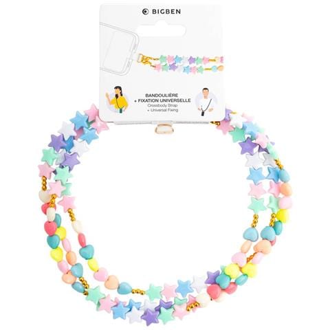 Tracolla Universale Per Smartphone Con Perline A Stella, Multicolore - Foto 5