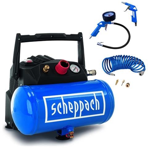 Compressore Aria Portatile 1.6hp 6lt 8barcon 5 Accessori E Tubo Hc06 - Foto 1