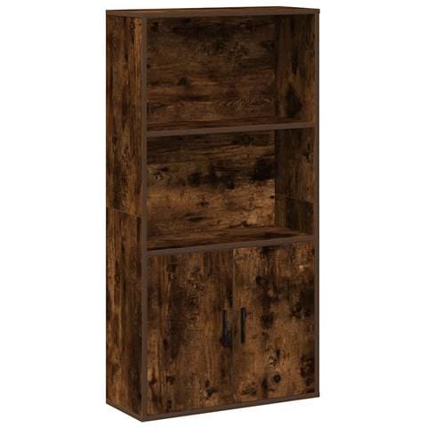 Libreria Rovere Fumo 60x24x120 Cm In Truciolato - Foto 2