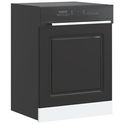 Pannello Lavastoviglie Kalmar Nero 60x1,5x67 Cm In Truciolato - Foto 1