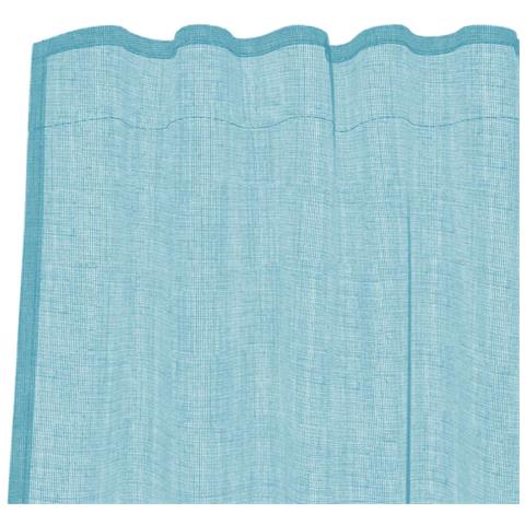 Tende In Voile Con Passanti 2 Pz Turchese 140x140 Cm - Foto 2