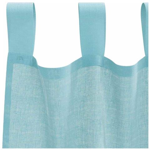 Tende In Voile Con Passanti 2 Pz Turchese 140x140 Cm - Foto 8