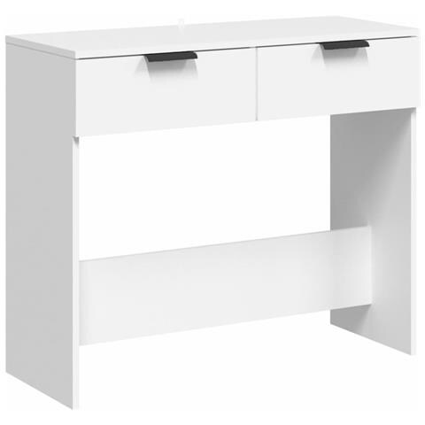 Lusso Casadino -  Tavolino Da Salotto Bianco 90x36x75 Cm In Legno Multistrato - Foto 1