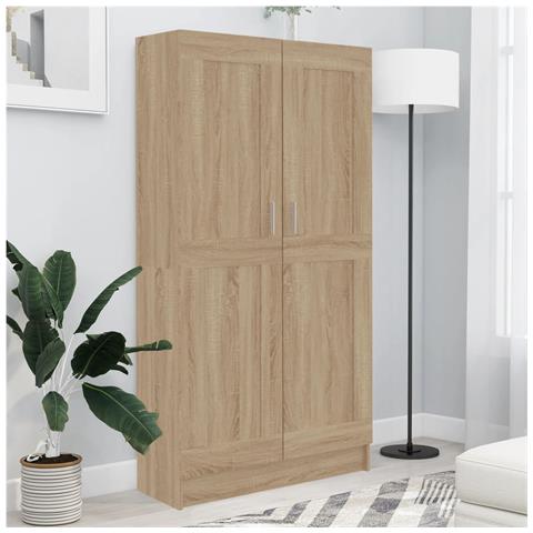 Lusso Casadino - Libreria Rovere Sonoma 82,5x30,5x150 Cm In Legno Multistrato - Foto 8