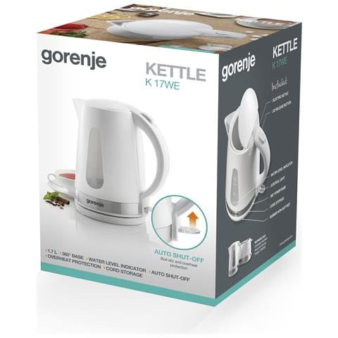 K17WE bollitore elettrico 1,7 L 2200 W Bianco - Foto 6