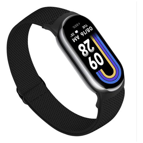 Cinturino Elastico In Nylon Per Xiaomi 8/9 (14 Mm) Black - Foto 2