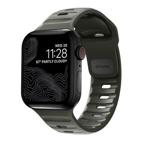 Cinturino Sportivo Apple Watch 42-44-45-49mm, Verde - Foto 1