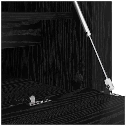 Mobile per scarpe con lo scaffale Rovere nero 100 x 35 x 38 cm - Foto 9