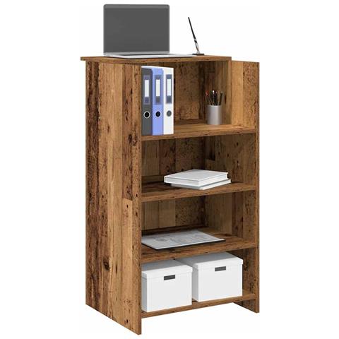 Banco Reception Legno Antico 55x50x103,5 cm Legno Multistrato - Foto 2