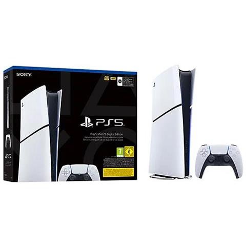 PlayStation 5 Digital Edition 825 GB Wi-Fi Nero Bianco - Foto 1
