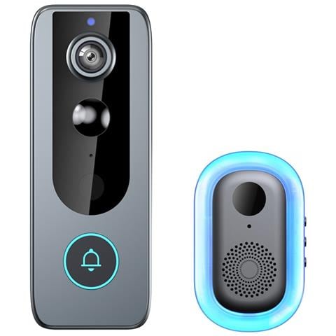 Campanello Video Wireless Intelligente Con Audio Bidirezionale, Visione Notturna E Monitoraggio Remoto - Foto 1