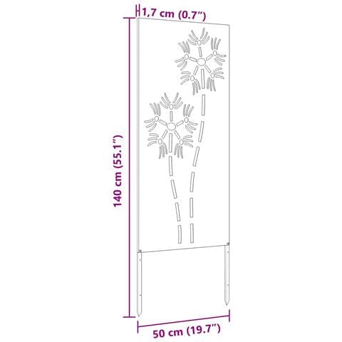 Schermo per privacy in giardino Oliver verde 50 x 140 cm - Foto 9
