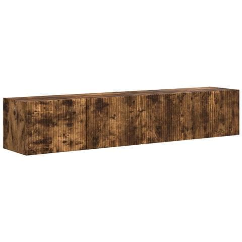 Mobile TV da parete 2 pcs Rovere fumé 60 x 31 x 29.5 cm - Foto 1