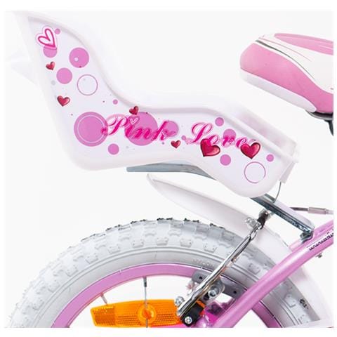 Sch Pink Love 14'' - Bicicletta Per Bambine (4-6 Anni), Ruote 14'', Telaio Acciaio, Con Accessori - Colore Rosa - Foto 5