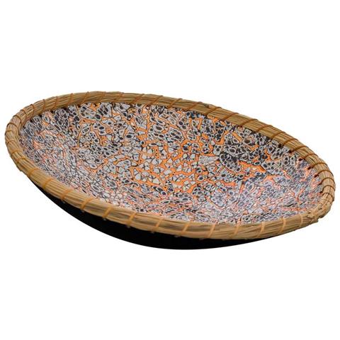 Ciotola In Ceramica Marrone 31,5x31,5x8h - Foto 1