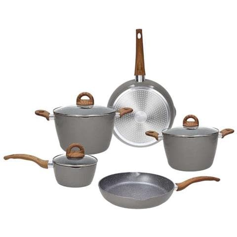 batteria di pentole 8 pz in alluminio forgiato Natural Love - Foto 1