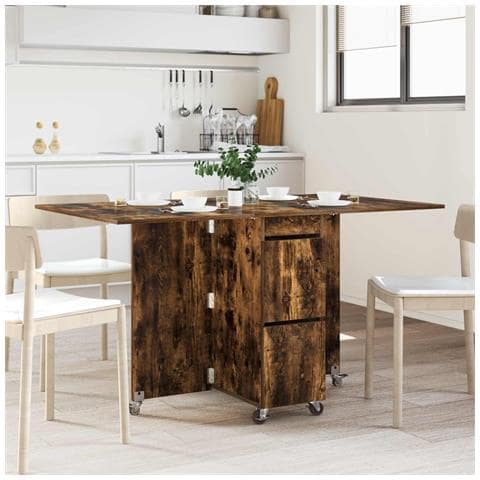 Tavolo da Pranzo 2 pcs 140 x 80 x 77 cm Legno ingegnerizzato - Foto 2