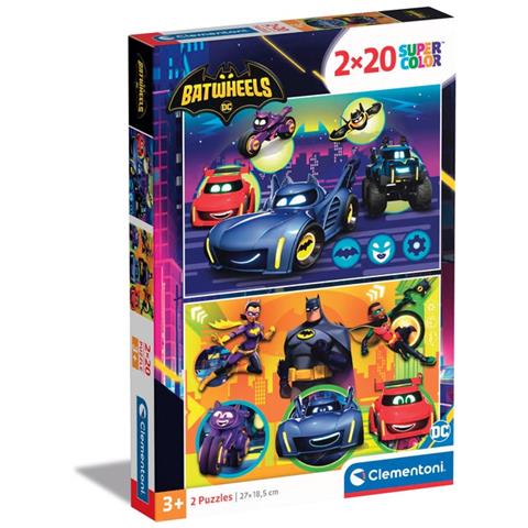 Supercolor Batwheels Puzzle 20 pz Fumetti - Foto 1