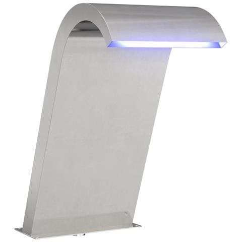 Fontana da Piscina Argento 47 x 31 x 60 cm Acciaio Inox - Foto 1