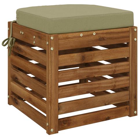 Cuscino per sedile a 1 pezzo SOEST 100% Poliestere Verde chiaro - Foto 2