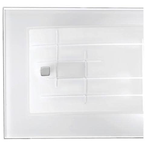 I-MUSA / PL30 - Plafoniera semplice quadrata bianca 60 watt E27 - Foto 2