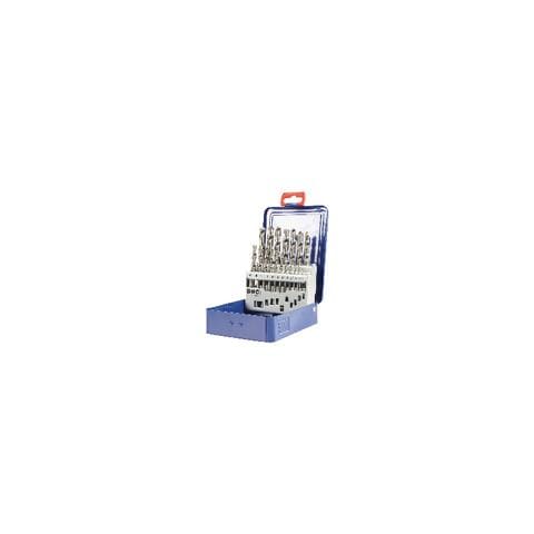Bohr rettificato Craft - Set - Punta elicoidale per trapano, HSS-G DIN 338, tipo N in cassetta industria BC, 19 pezzi, 1 - 10 x 0,5 mm in aumento, MG 10, 1 pezzi, 11201310019 - Foto 1