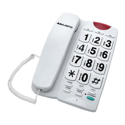 Tel. Phf-billy 202 Tasti Audio Big Vv Wh - Phf Billy 202 - Foto 1