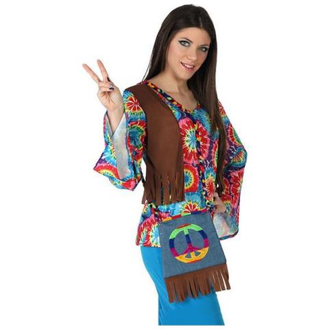 Atosa - patta borsa Hippy Multicolore frange - Foto 1