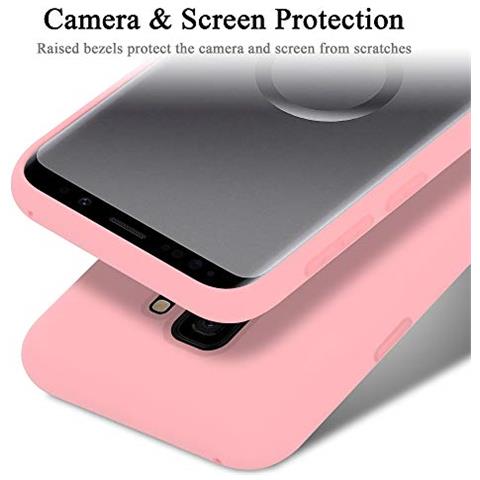Custodia Compatibile Con Samsung Galaxy S9 In Liquid Rosa - Coperchio Protettivo In Silicone Tpu Flessibile - Foto 2