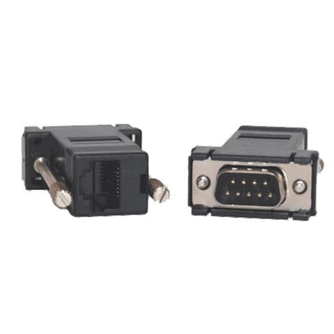 319016 adattatore per inversione del genere dei cavi DB9M RJ45 Nero - Foto 1