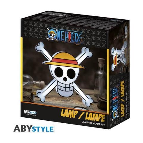 One Piece Lamp Skull - Lampada Teschio Di Cappello Di Paglia ""rufy"" - 21 Cm - - Foto 1