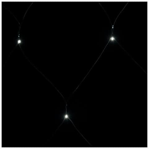 Luci Di Natale Rete Bianco Freddo 4x4m 544 Led Interni Esterni - Foto 8