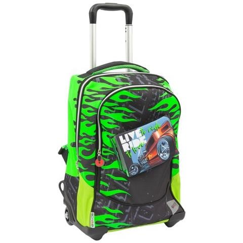 Zaino Trolley Giochi Preziosi Gg9q3610 Gopop Monster Trucks Nero E Ver - Foto 1