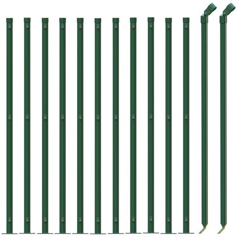 Recinzione Metallica Con Flangia Verde 0,8x25 M - Foto 2