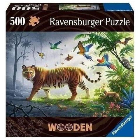 Puzzle Ravensburger Jungle Tiger 00017514 500 Pezzi - Foto 1