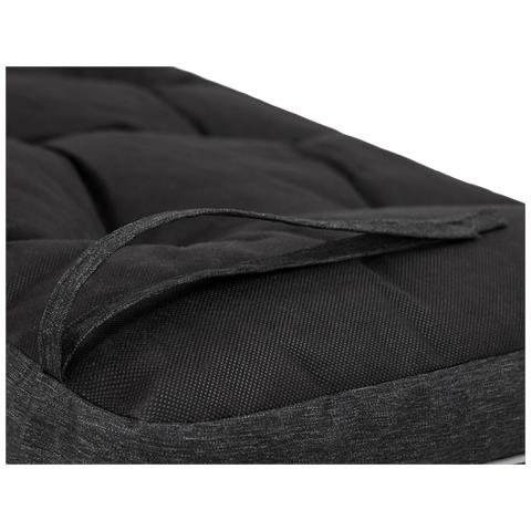 Cuscino Per Panca Da Giardino Con Imbottitura Spessa, Comodo Cuscino Per Panca Da Giardino, Cuscino Per Mobili Da Giardino Con Morbida Imbottitura, Cuscino Per Interni Ed Esterni. Lunghezza: 180 Cm, Larghezza: 40 Cm - Nero - Foto 14
